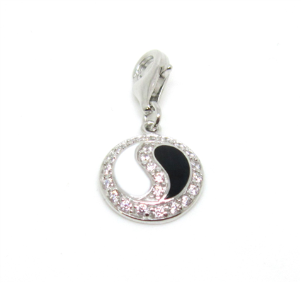 Charm Ying Yang Silber 925