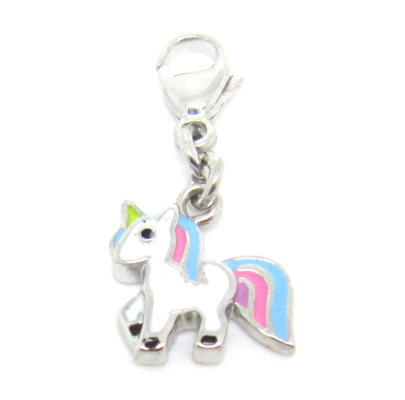 Charm Einhorn Silber