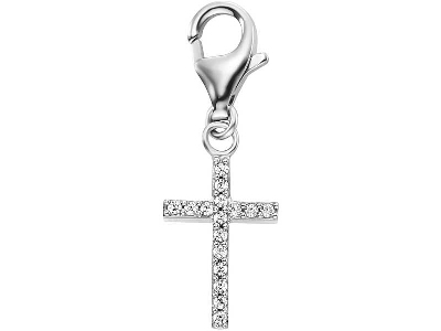 ENGELSRUFER - Charm KREUZ SILBER