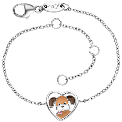 Herzengel - HERZENGEL,ARMBAND HUND,SILBER,