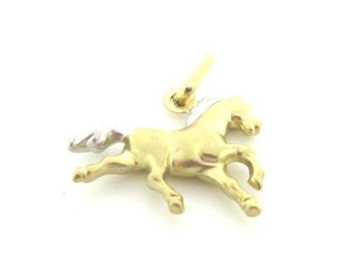 Charm Pferd 14 Karat Gold