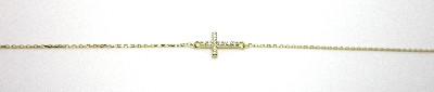 Armband Kreuz 14 Karat Gold