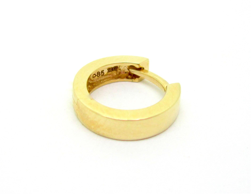 Creole EINZELN 14 Karat Gelbgold